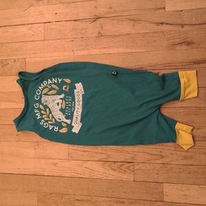 Rags to Raches green sleeveless tiger jumper 2T
